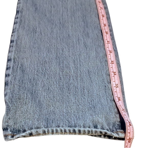 Men's Vintage Levi's '93 501 34x32 Button Front Red Tab Lt. Wash Denim Jeans EUC - Picture 8 of 16